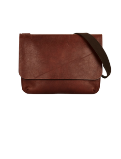 Maxwell Messenger Bag , Leather, Brown, 2*